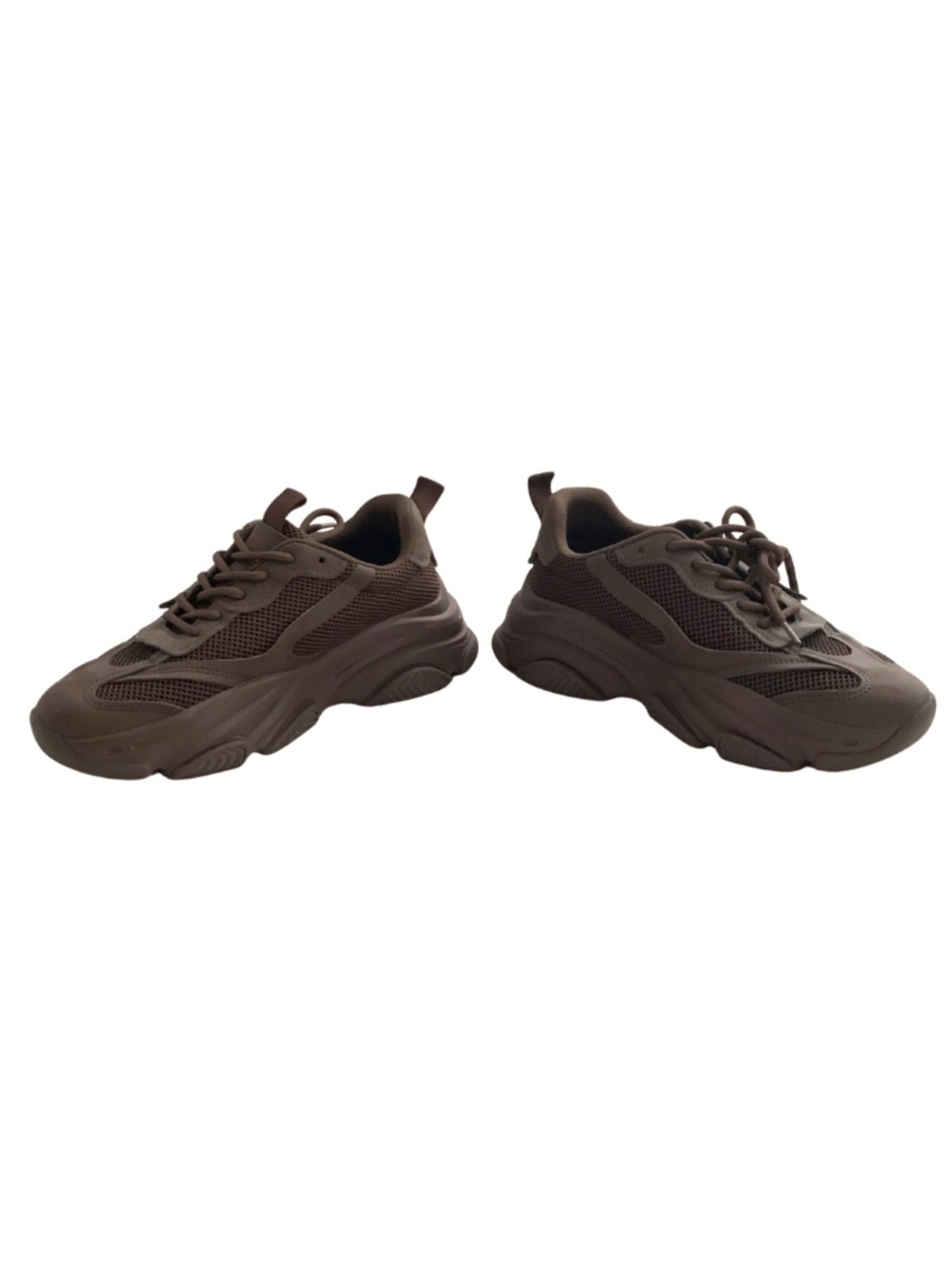 Steve Madden Possession Chunky Dk Brown Platform Sneakers Womens 9.5M Streetwear - Picture 4 of 10